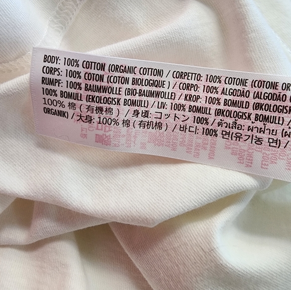 Disney Mickey Mouse White Cropped Short Sleeve T-Shirt New With Tags - Picture 11 of 11